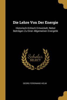 die lehre von der energie-9780270115963