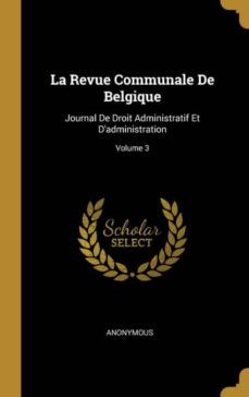 la revue communale de belgique-9780270339963