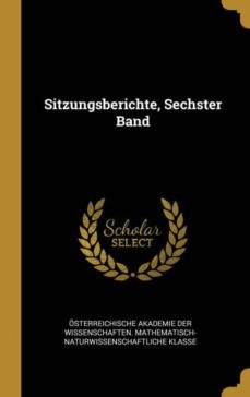 sitzungsberichte, sechster band-9780270599763