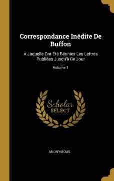 correspondance indite de buffon-9780270616163