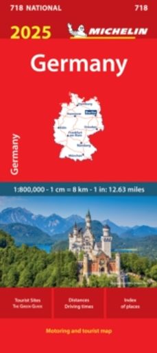 germany 2025 - michelin national map 718-9782067265363
