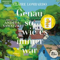 genau so, wie es immer war (audiolibro)-claire lombardo-9783423390163