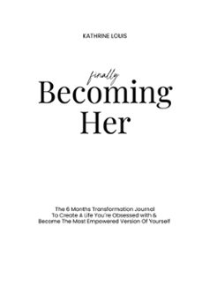 finally becoming her (ebook)-9783769346763