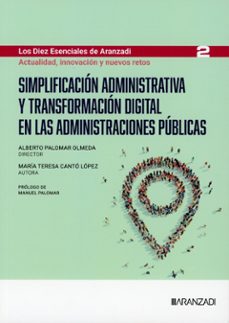 simplificación administrativa y transformación digital en las administraciones públicas-maria teresa canto lopez-9788410859463