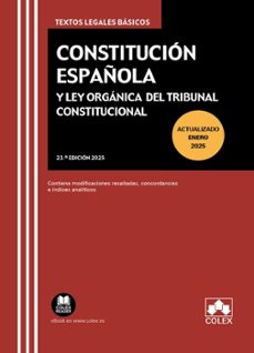 constitucion española y ley organica del tribunal constitucional 2025-9788411947763
