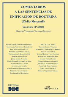 comentarios a las sentencias de unificacion de doctrina. civil y mercantil. volumen 11. 2019-9788413770963