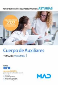 auxiliar administrativo de la administración del principado de asturias. temario volumen 1-9788414253663