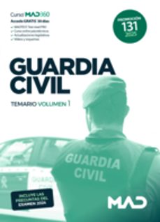 guardia civil promocion 131. temario volumen 1-9788414297063