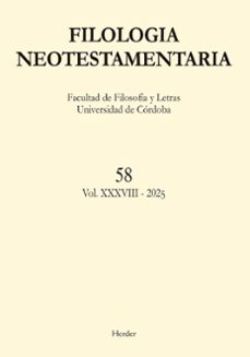 filologia neotestamentaria - nº 58-9788425452963