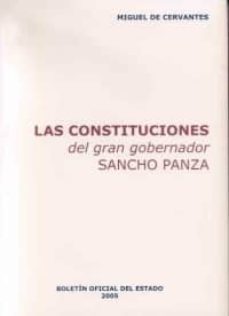 las constituciones del gran gobernador sancho panza (segunda part e: capitulos xlii a lii) (ed. facsimil)-9788434016163