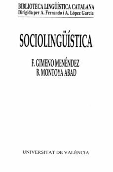 sociolingüística (ebook)-francesc gimeno menendez-brauli montoya abad-9788437093963
