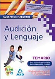 cuerpo de maestros: temario de audicion y lenguaje-rocio carneado de la torre-9788466562263