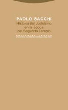 historia del judaismo en la epoca del segundo templo-paolo sacchi-9788481646863