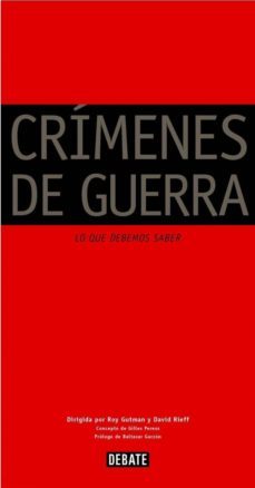 crimenes de guerra: lo que debemos saber-9788483065563