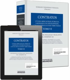 contratos, tomo ii. contratos de finalidad traslativa del dominio (ii)-mariano yzquierdo tolsada-9788490591963