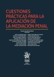 cuestiones practicas para la aplicacion de la mediacion penal-9788491199663