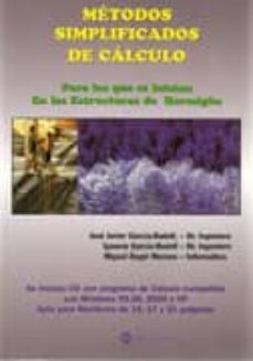 metodos simplificados de calculo : estructuras de hormigon (inclu ye cd con programas)-jose javier garcia badell-ignacio garcia badell-9788496486263