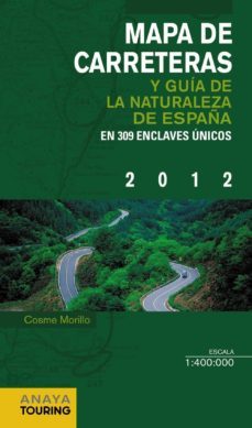 mapa de carreteras y guia de la naturaleza de españa 1:340.000 2012-9788499354163