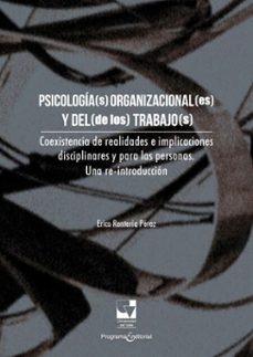 psicologia(s) organizacional(es) y del (de los) trabajo(s) (ebook)-erico rentería pérez-9789585156463