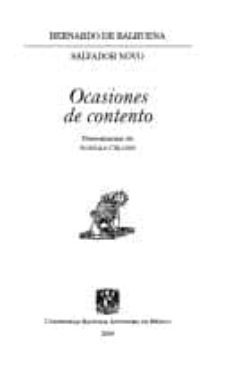 ocasiones de contento-9789703235063