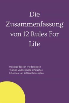 zusammenfassung von 12 rules for life (ebook)-9791222035963