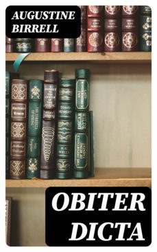 obiter dicta (ebook)-augustine birrell-8596547354673