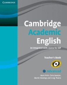 cambridge academic english c1 advanced teacher s book-9780521165273