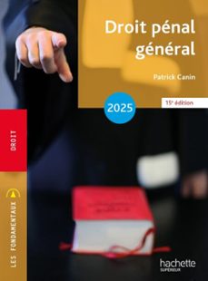 fondamentaux - droit penal general 2025 (ebook)-patrick canin-9782017280873