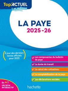 top'actuel la paye  2025-2026 (ebook)-sabine lestrade-9782017903673