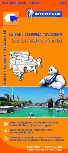 mapa regional suisse sud-est/ schweiz sud-ost/ svizzera sud-est ( leyenda en español) (2013)-9782067183773