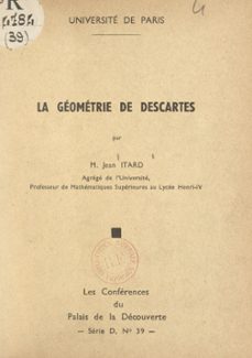 la geometrie de descartes (ebook)-jean itard-9782307416173