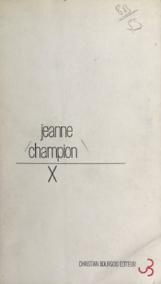 x (ebook)-jeanne champion-9782402538473