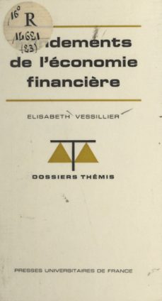 fondements de l'économie financière-élisabeth vessillier-9782705956073