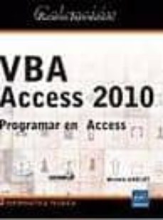 vba access 2010. programar en access-9782746059573