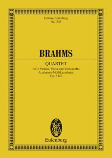 string quartet a minor (ebook)-johannes brahms-9783795721473