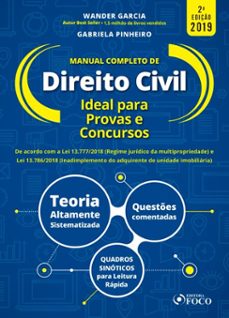 manual completo de direito civil: ideal para provas e concursos - 2.ed. - 2019. (ebook)-wander garcia-9786561207973