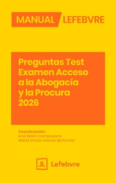 manual preguntas test examen acceso a la abogacía y la procura 2026-9788410431973