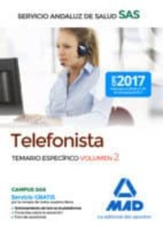 telefonistas del servicio andaluz de salud: temario especifico (vol. 2)-9788414211373
