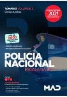 policía nacional escala básica temario volumen ii-9788414248973