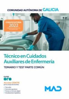 técnico en cuidados auxiliares de enfermería de la administración general de la comunidad autónoma de galicia.-9788414256473