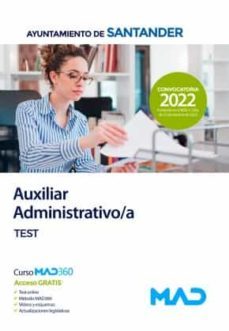 auxiliar administrativo/a del ayuntamiento de santander. test-9788414261873