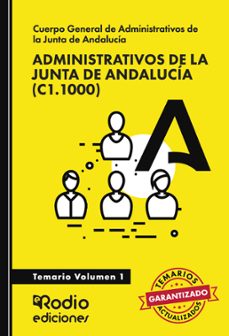 administrativos de la junta de andalucia (c1.1000). temario. volu men 1-ediciones rodio-9788418794773