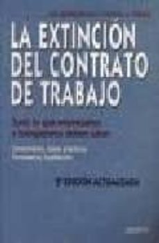 la extincion del contrato de trabajo-9788423422173
