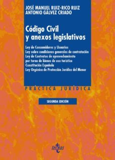 codigo civil y anexos legislativos (2ª ed.)-jose manuel ruiz rico ruiz-9788430963973