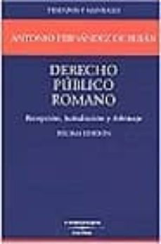 derecho publico romano: jurisdiccion y arbitraje, 1oª ed.-antonio fernandez de bujan-9788447027873