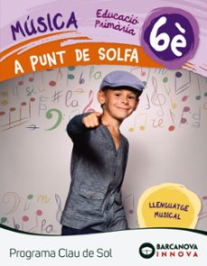 a punt de solfa quadern 6º educacion primaria 3er ciclo programa clau de sol catalana-9788448944773
