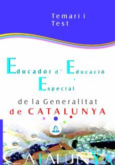 educador especial de la generalitat de cataluña: temario y test-9788466552073
