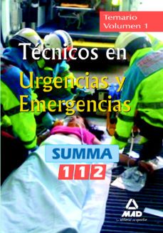 tecnicos en urgencias y emergencias del summa 112 (vol. i) comuni dad de madrid-9788467632873
