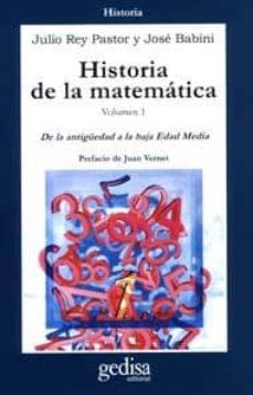 historia de la matematica (vol. 1): de la antiguedad a la baja ed ad media (3ª ed.)-9788474328073
