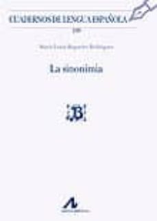 la sinonimia-9788476357873